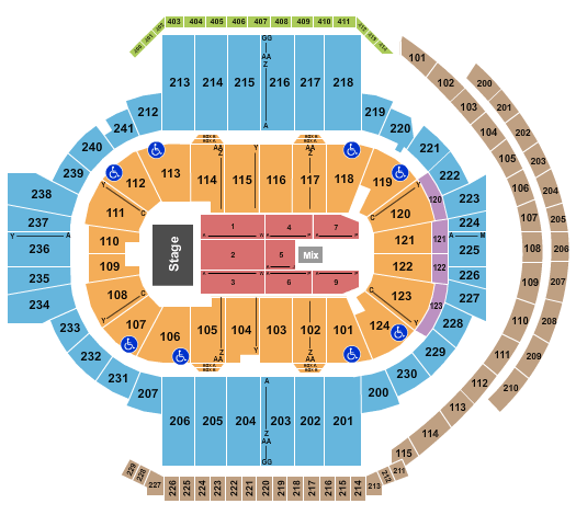XL Center Bert Kreischer Seating Chart